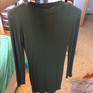 Olive green dress